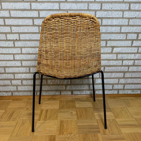 Vintage Basket Chair Korbstuhl von Gian Franco Legler