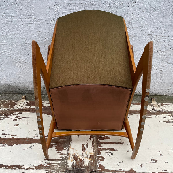 Vintage Danish Rocking Chair Model 97 by Holgar Georg Jensen für Tønder Møbelværk