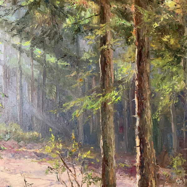 Ölgemälde Solinger Wald von Siegfried Rochel