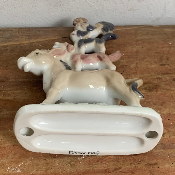 Vintage Porzellan Figur Bremer Stadtmusikanten