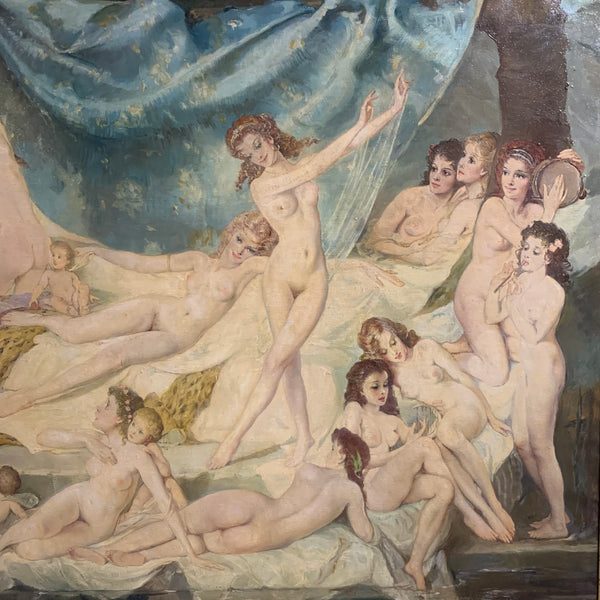 Ölgemälde Geburt der Venus von Mária Szánthó