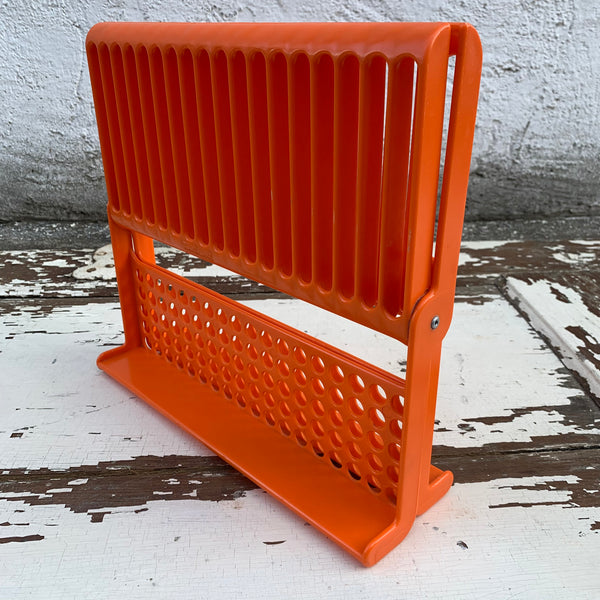 Vintage Geschirrständer von Buchsteiner orange
