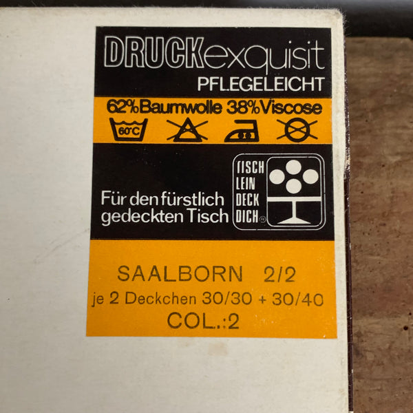 Vintage Tischdecken Servierten OVP