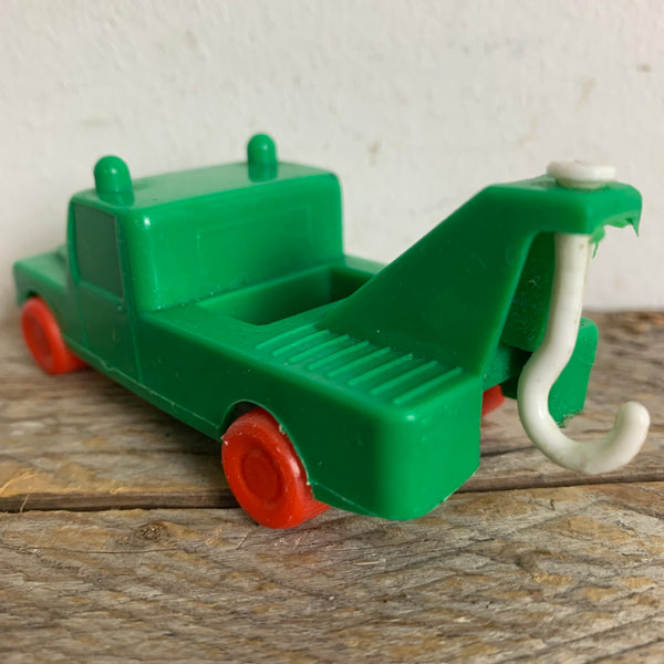 Vintage Gummi Auto Abschleppwagen von LKE Prod. Denmark
