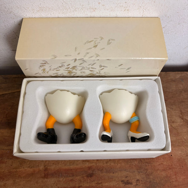 Vintage Eierbecher Brautpaar Mary & Lacky Speedy & Friends von Casablanca OVP