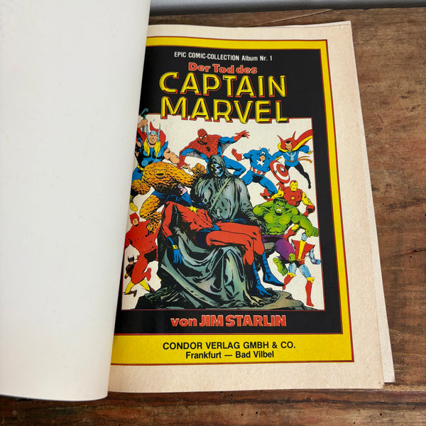 Comic EPIC COMIC-COLLECTION Album Nr. 1 Der Tod des Captain Marvel