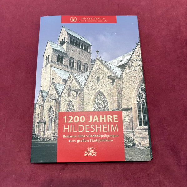 Münzen Silber Gedenkprägungen 1200 Jahre Hildesheim und Goldprägung