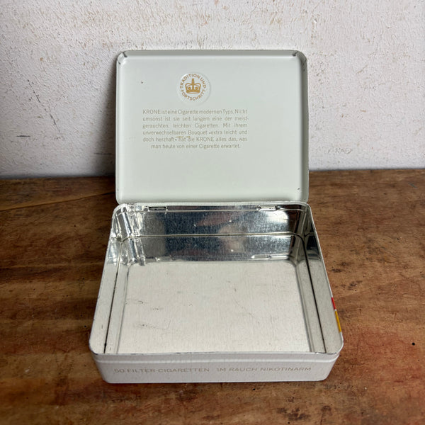 Vintage Blechdose Krone Cigaretten
