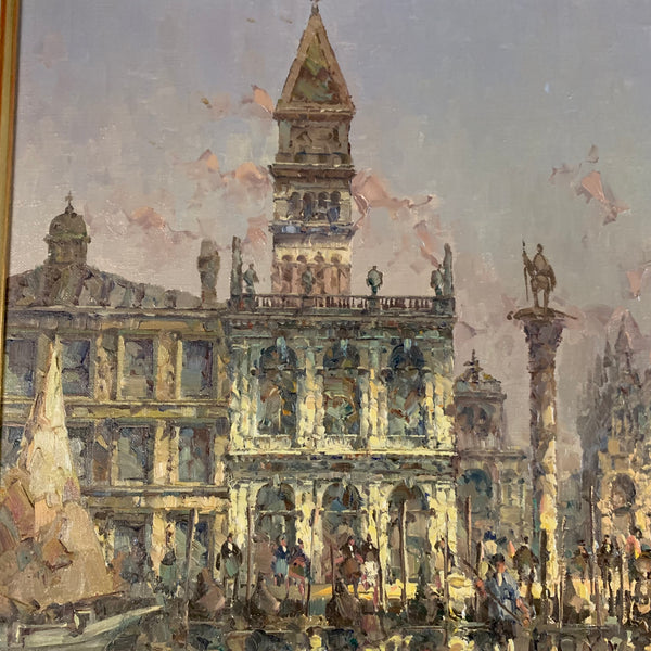 Ölgemälde Ansicht Venedig von Horst Miesler
