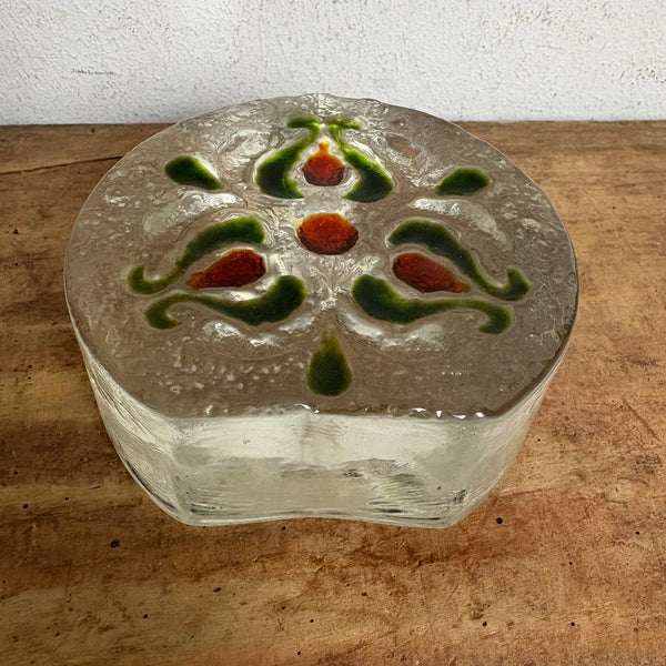 Vintage Solifleur Blockvase von Walther Glas