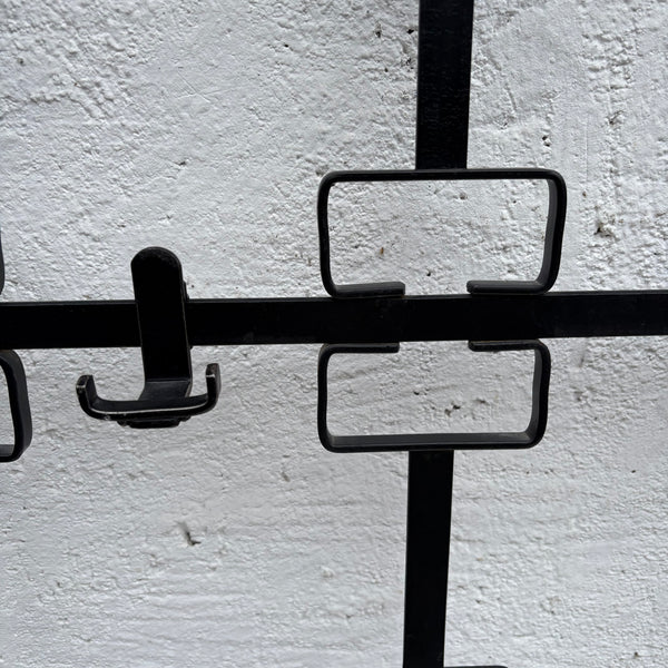 Vintage Mid Century Modern Geometrische 3D Wandgarderobe