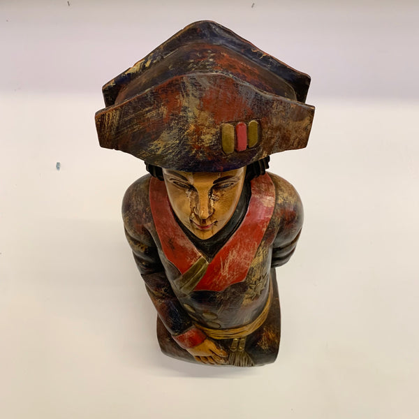Holz Galionsfigur Admiral
