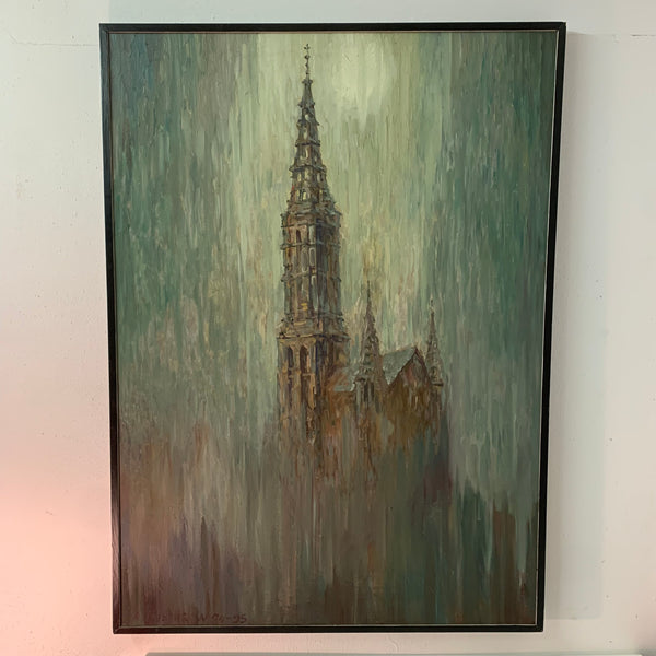 Ölgemälde Ulmer Münster von Alexander Misjurow