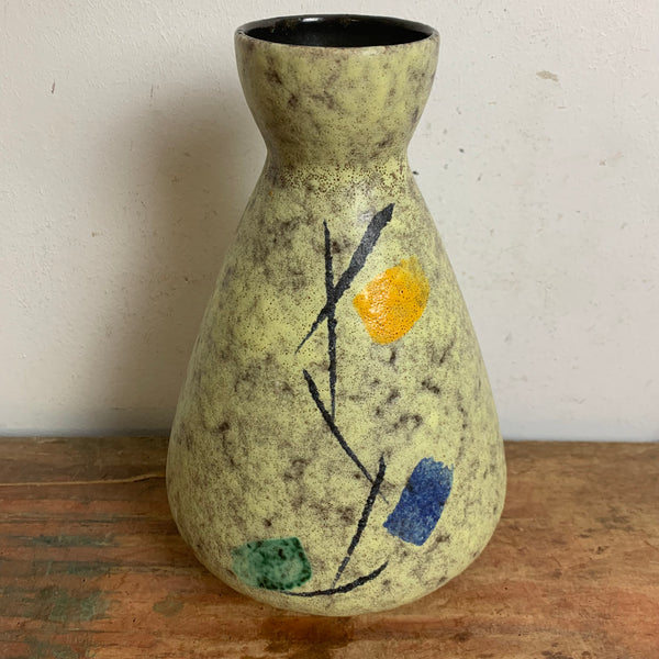 Mid Century Keramik Vase von Scheurich 547-28