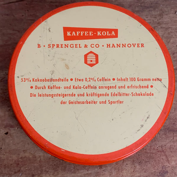 Vintage Blechdose Sprengel Kaffee Kola