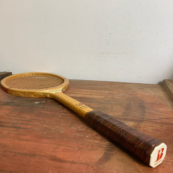 Vintage Holz Tennisschläger von Bancroft