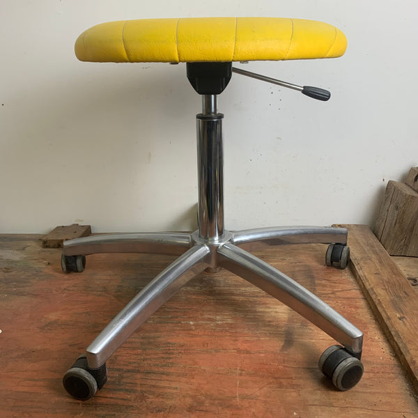 Retro Dreh Hocker mit Rollen