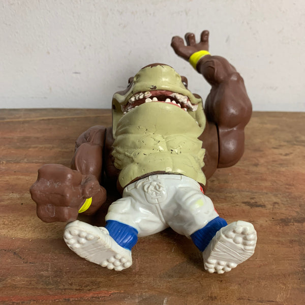 1994 Vintage Street Sharks 6 Zoll Big Slammu gelbe Bänder Fin & Faust Action