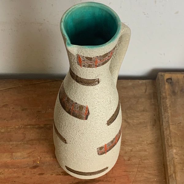 Vintage Mid Century Keramik Vase von Jasba 220-28