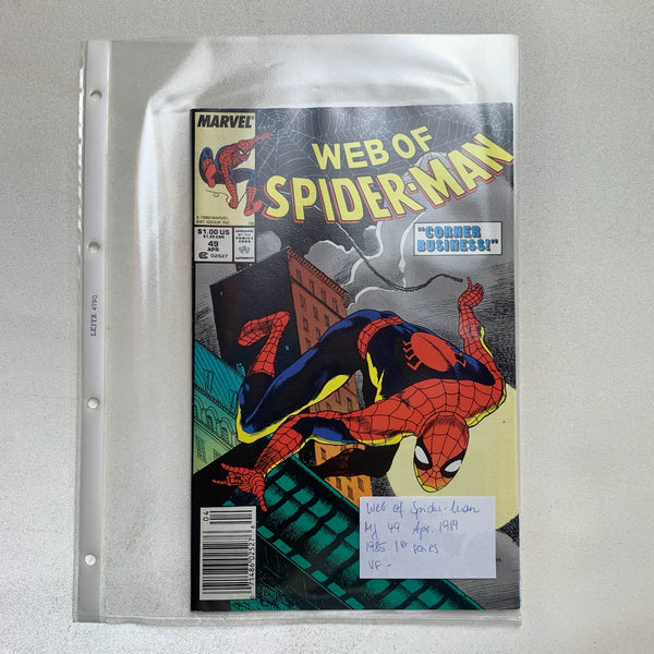 Web of Spider-Man MJ #49 Apr 1989 - Marvel Comic