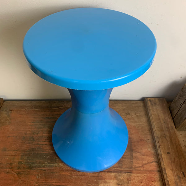 Vintage Pop Art Hocker wie Tam Tam blau