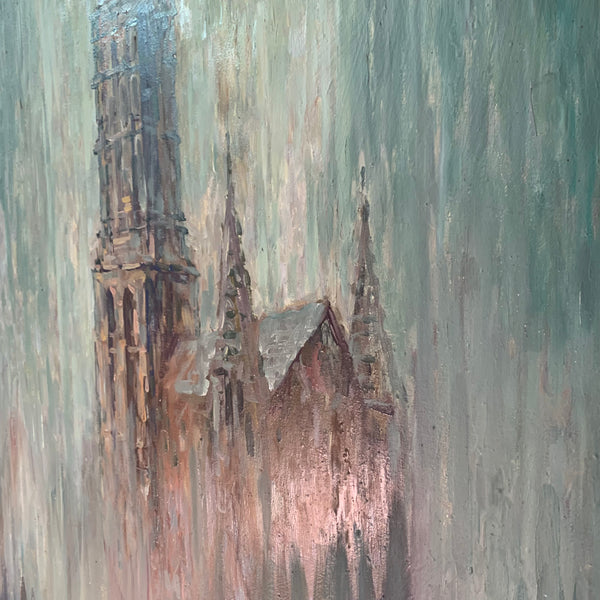 Ölgemälde Ulmer Münster von Alexander Misjurow