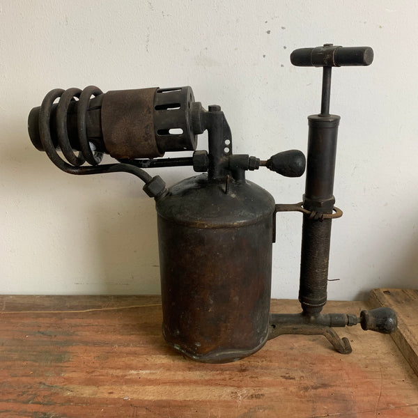 Antike schwedische Lötlampe von Max Sievert