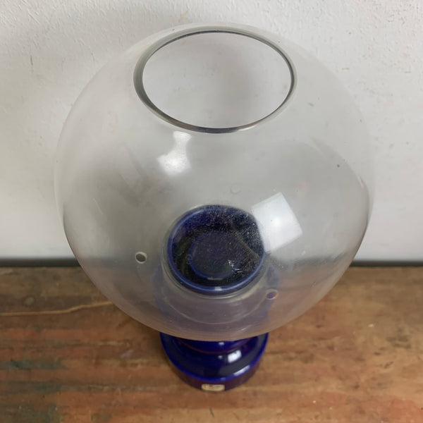 Vintage Keramik Kerzenständer Windlicht Gallo Villeroy und Boch in blau