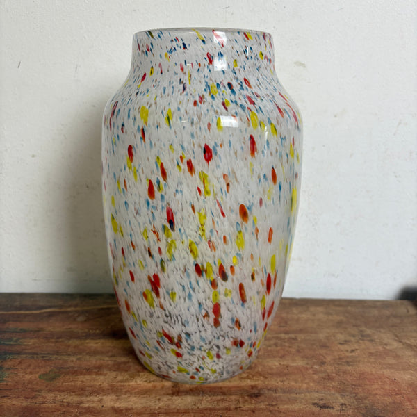 Vintage Glas Vase Murano bunt