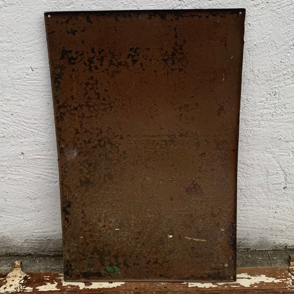 Großes Emaille Schild Kakao Schokolade Berger