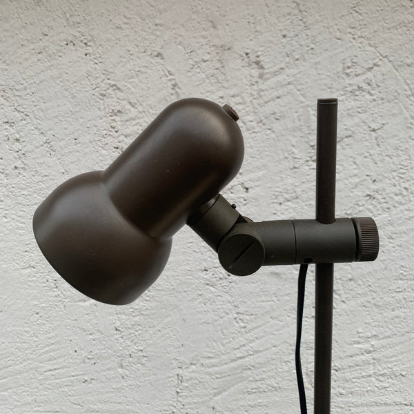 Vintage Stehlampe 2 Spot von Hustadt Leuchten in braun