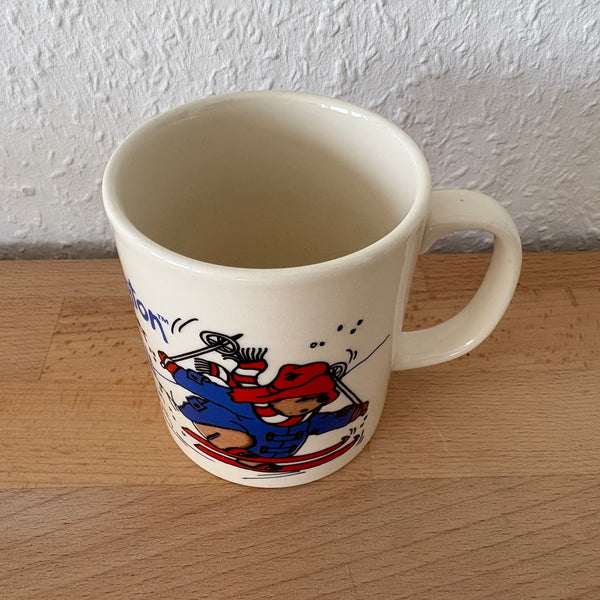 Vintage Paddington Bär Tasse Motiv Winter von Staffordshire