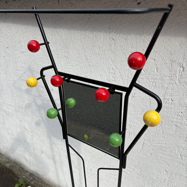 Vintage Mid Century Atomic Wand Garderobe von Roger Feraud