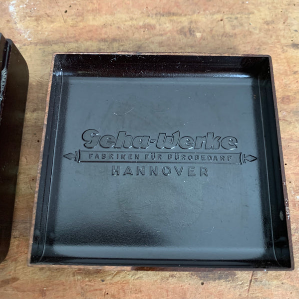 Vintage Farbbanddose Edelklasse von Geha aus Bakelit Dose