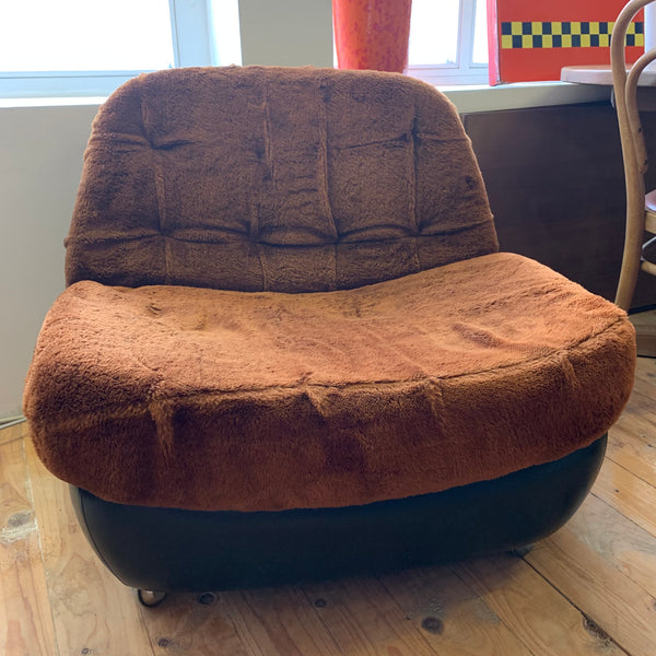 Kult Vintage Teddy Plüsch Sessel
