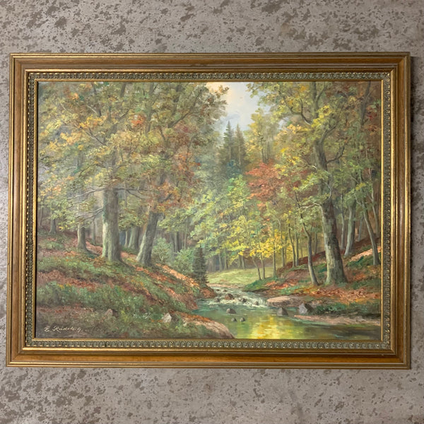 Ölgemälde Wald von Rudofsky