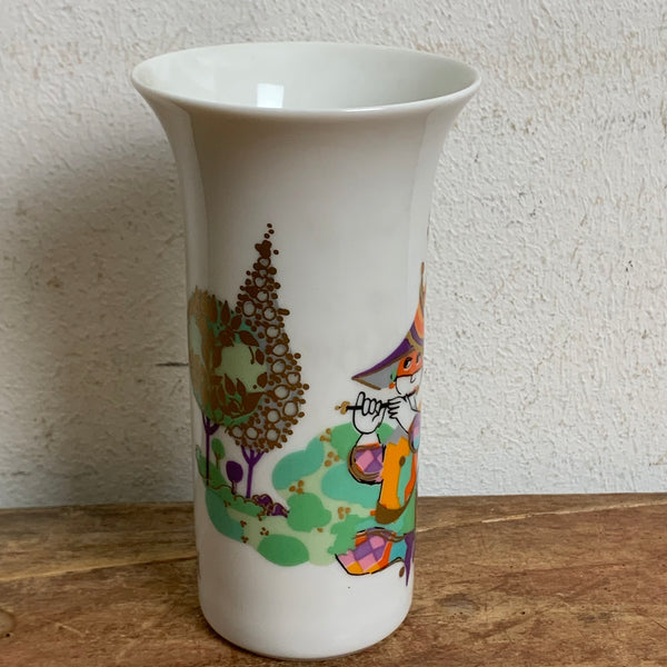 Vintage Rosenthal Studio Linie Vase mit Musikern von Björn Wiinblad
