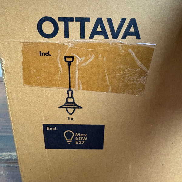 Vintage maritime industriell Deckenlampe Ottawa von Ikea OVP