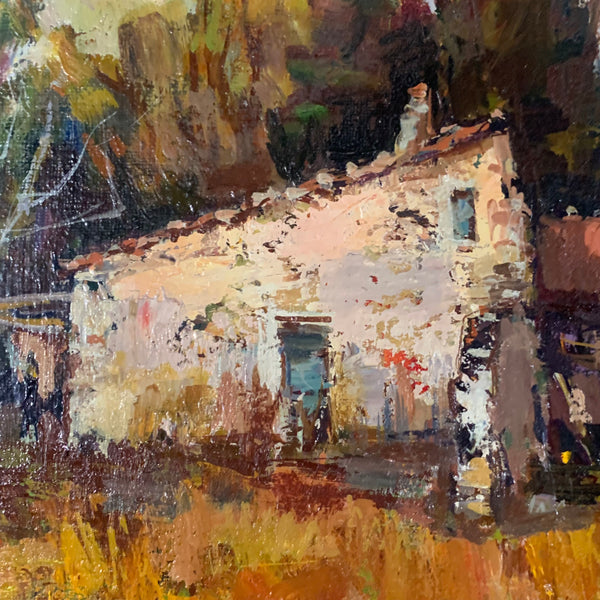 Ölgemälde In der Champagne von A. Torre