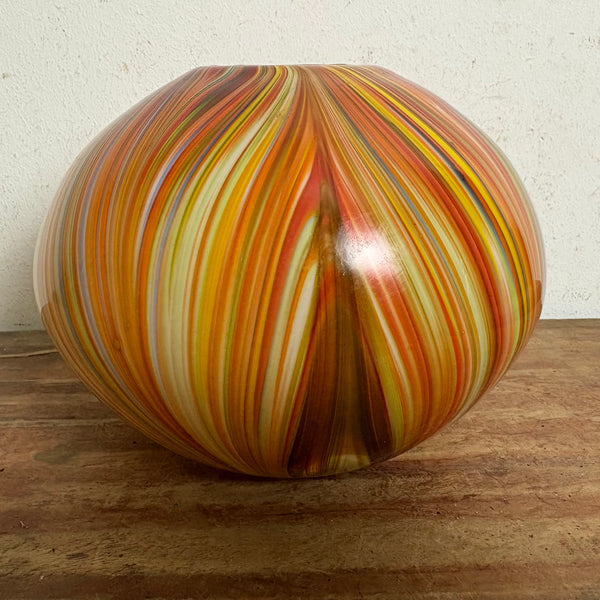 Vintage Glas Vase Murano bunt