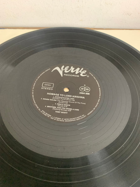 LP Tony Scott Homage To Lord Krishna