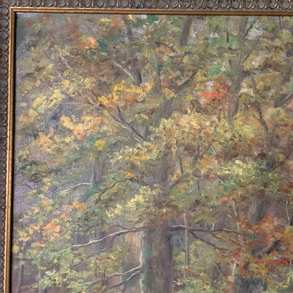 Ölgemälde Wald von Rudofsky