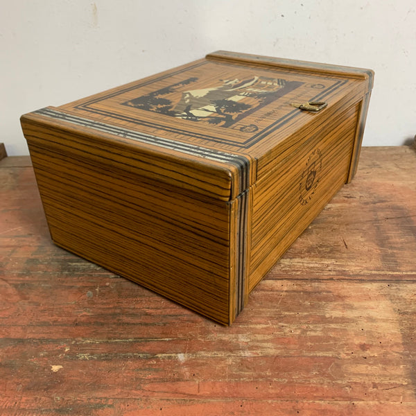 Vintage Blechdose Teekanne