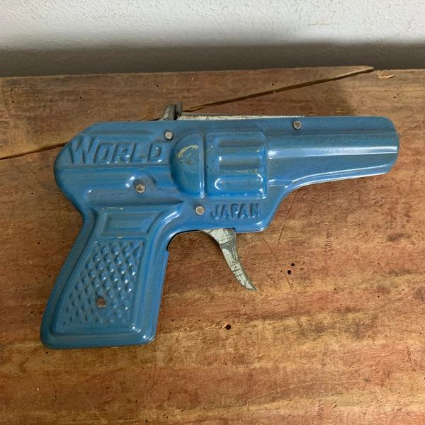 Vintage Spielzeugpistole Blechspielzeug