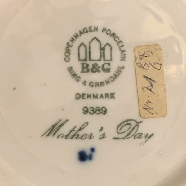 Muttertagsteller 1989 von Bing und Gröndahl