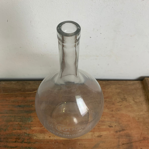 Vintage Mundgeblasene Flasche La Cigogne De Strasbourg