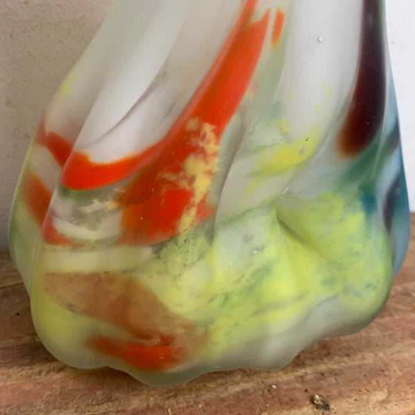 Vintage filigrane bunte Murano Vase