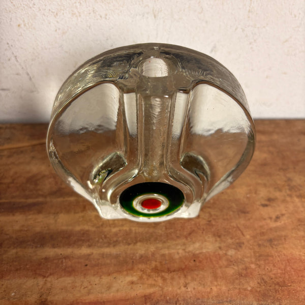 Vintage Solifleur Blockvase von Walther Glas