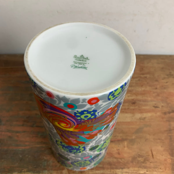 Vintage Porzellan Vase Feuervogel von Björn Wiinblad für Rosenthal