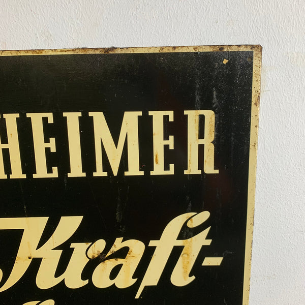 Vintage Blechschild Ringelheimer Kraftfutter